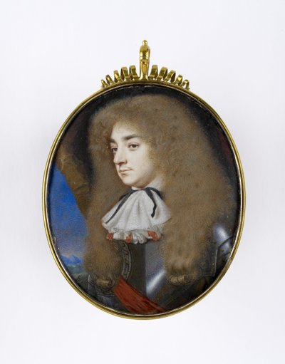 Portrait Miniature of a Man in Armour by Samuel Cooper